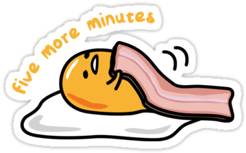 Sleepy Gudetama By Redrooi - ??????? Gudetama ?????? ????? (375x360), Png Download