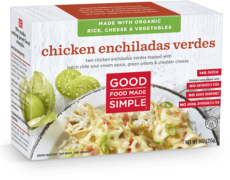 Chicken Enchiladas Verdes - Good Food Made Simple Chicken Enchiladas Verdes (800x800), Png Download