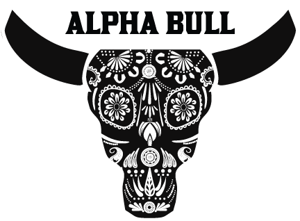 Alpha Bull Apparel - Cow On Surfboard Logos (460x355), Png Download