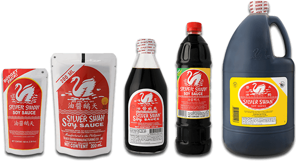 Silver Swan Soy Sauce Sizes (900x400), Png Download