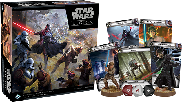 Fantasy Flight Games Is Proud To Announce Star Wars™ - Fantasy Flight Games Star Wars Legion Core Set (650x353), Png Download