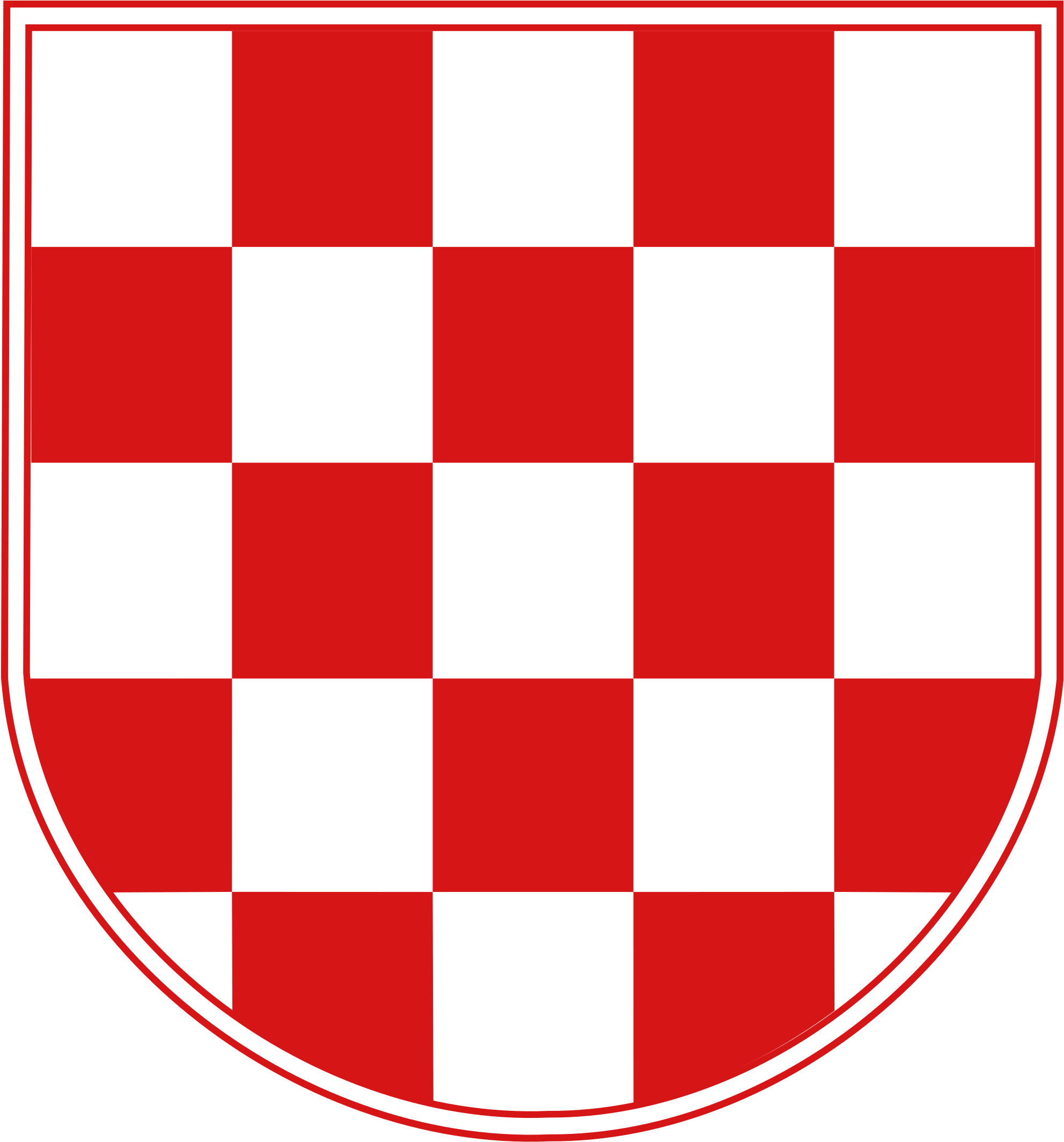 Open - Coat Of Arms Croatia (2000x2141), Png Download