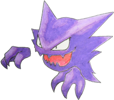 Pokemon By Match On - Haunter Pokemon (500x375), Png Download