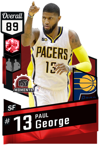 Paul George Ruby Card - Paul George Dynamic Duo (325x475), Png Download