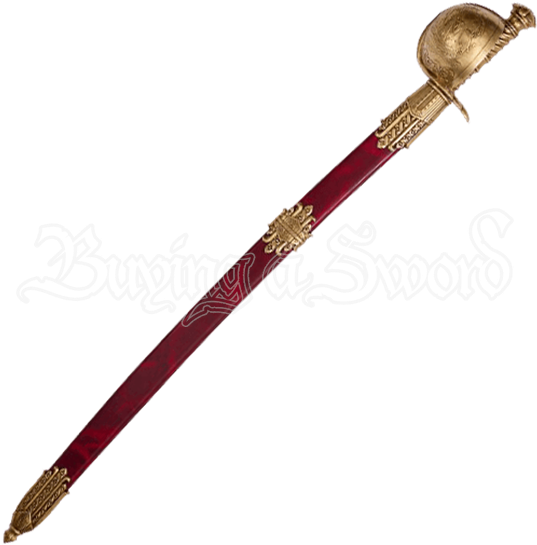 Hayreddin Red Beard Barbarossa Brass Saber - Sabre (550x550), Png Download