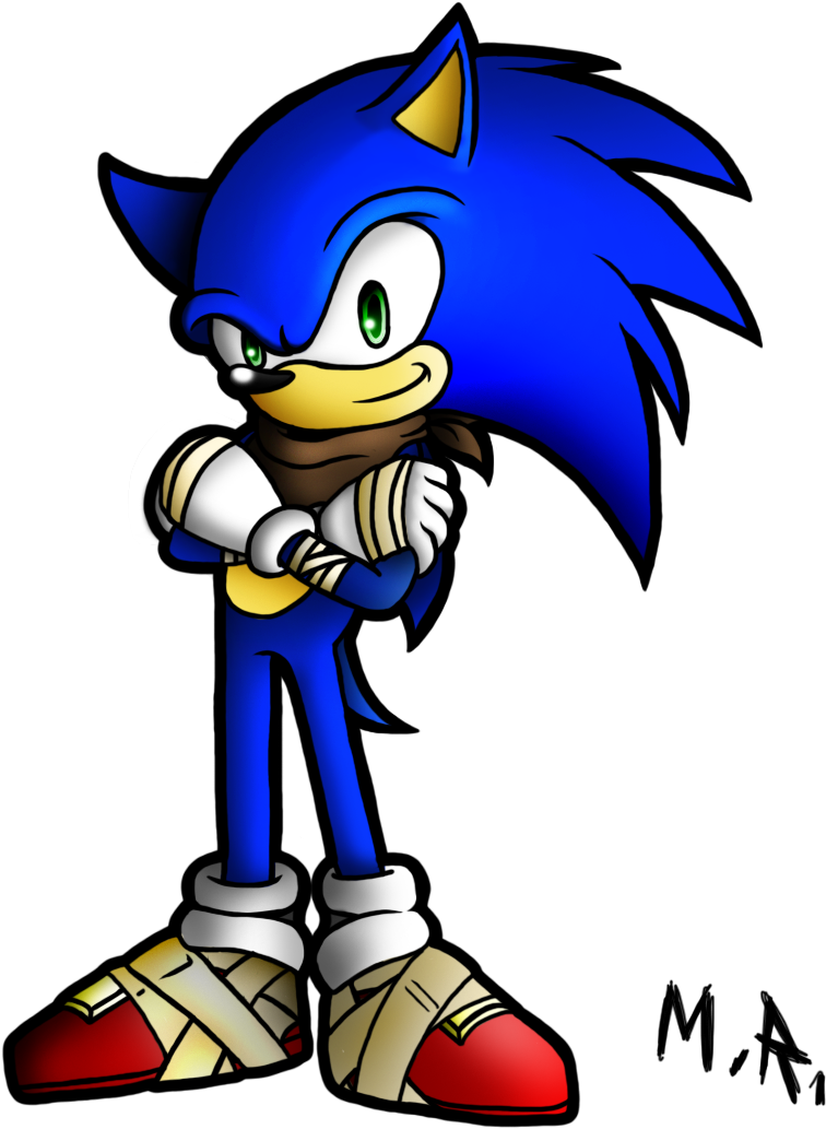 Sonic Boom - Draw Sonic Boom 6 (925x1059), Png Download
