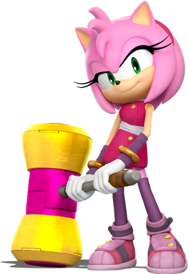 Amy Rose - Sonic Amy (305x421), Png Download