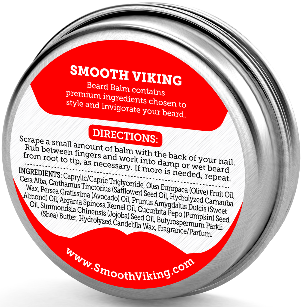 Smooth Viking Beard Care - Beard Conditioner Balm (1007x1024), Png Download