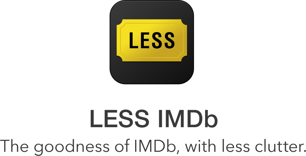 The Goodness Of Imdb, With Less Clutter - Yellow (1019x520), Png Download