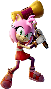 In Sonic Boom - Sonic Boom Fire And Ice Amy (500x453), Png Download