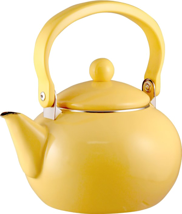 Kettle Png Image Transparent - Yellow Stove Top Kettle (600x706), Png Download