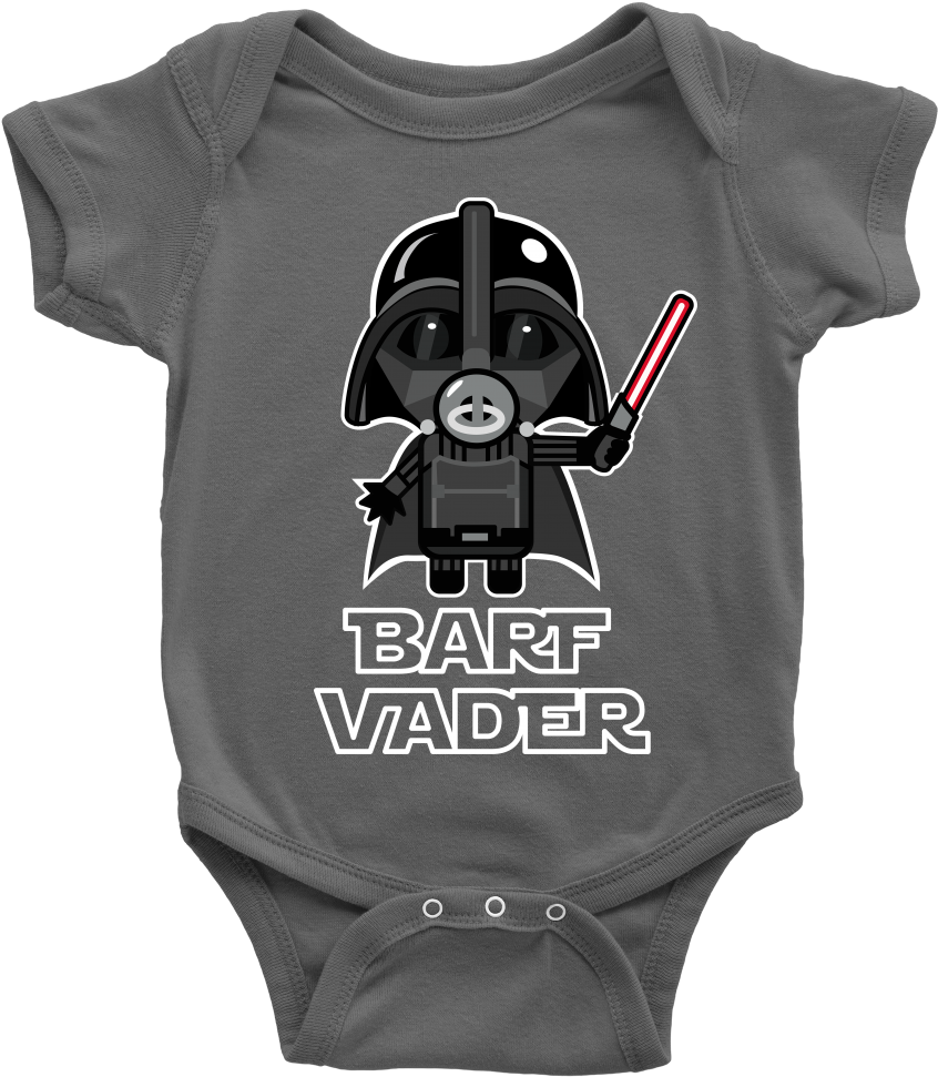 Barf Vader - Baby Onesie - Looks Like Netflix And Chill Went Too Far (1000x1000), Png Download