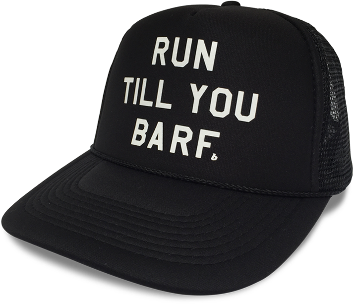 Run Till You Barf - Baseball Cap (864x864), Png Download