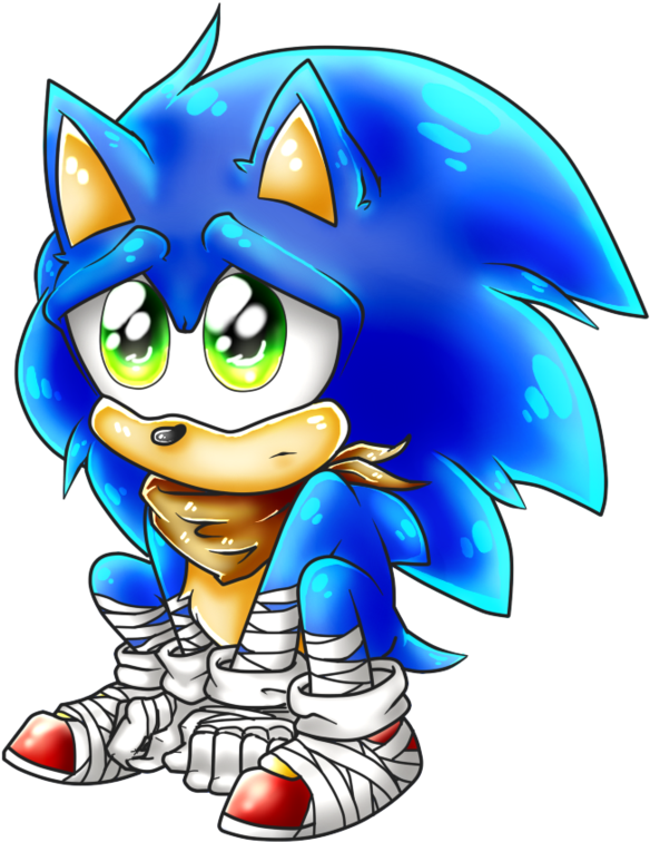 Sonic The Hedgehog Clipart Little - Sonic Boom En Chibi (600x779), Png Download