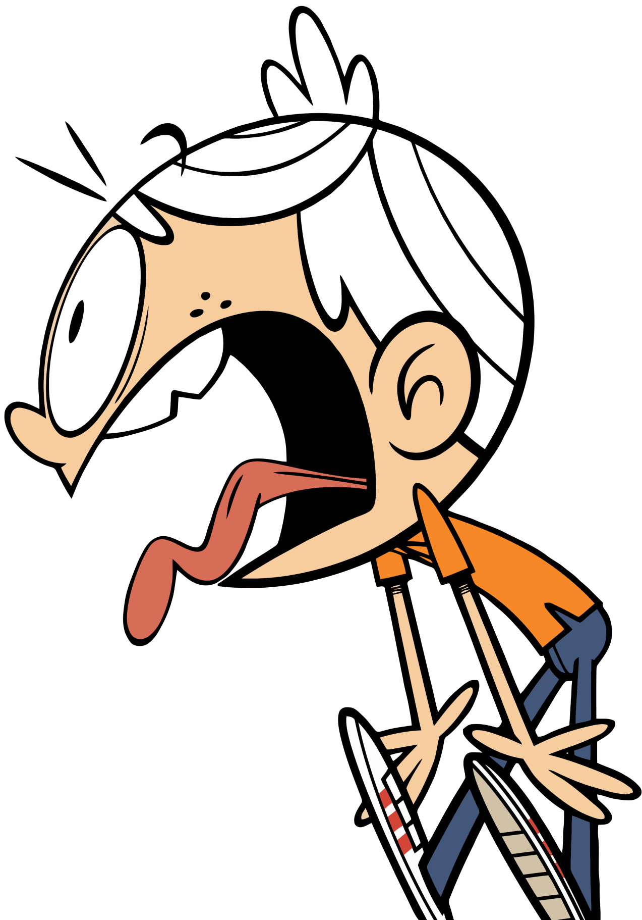 Barf - Lincoln Loud Running (1280x1821), Png Download