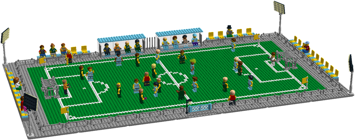 Football Stadium - Soccer-specific Stadium (1600x847), Png Download