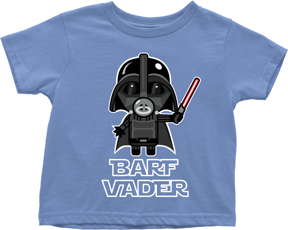 Barf Vader - Toddler T-shirt - T-shirt (1000x1000), Png Download