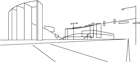 Proposed Stadium Rendering On 15th Street Between Norris - Diagram (532x289), Png Download