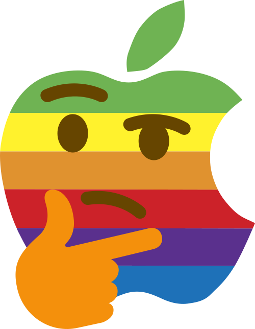 Apple Logo Think Different Clip Art - Apple Think Different Art (500x644), Png Download