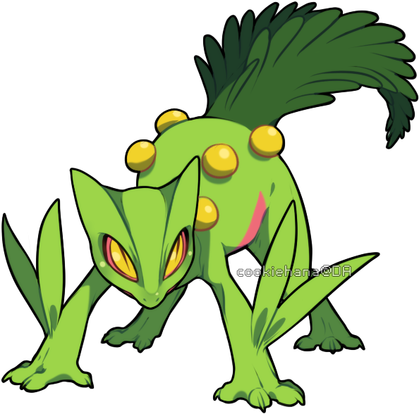 Pokemon Sceptile (643x649), Png Download