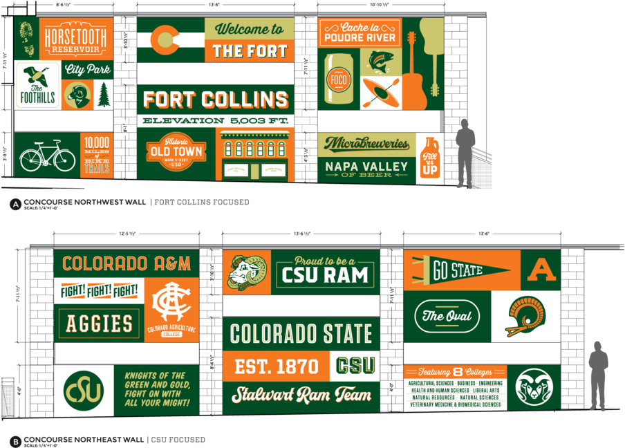 Stadium Loveletter - Colorado State Rams Football (1000x666), Png Download
