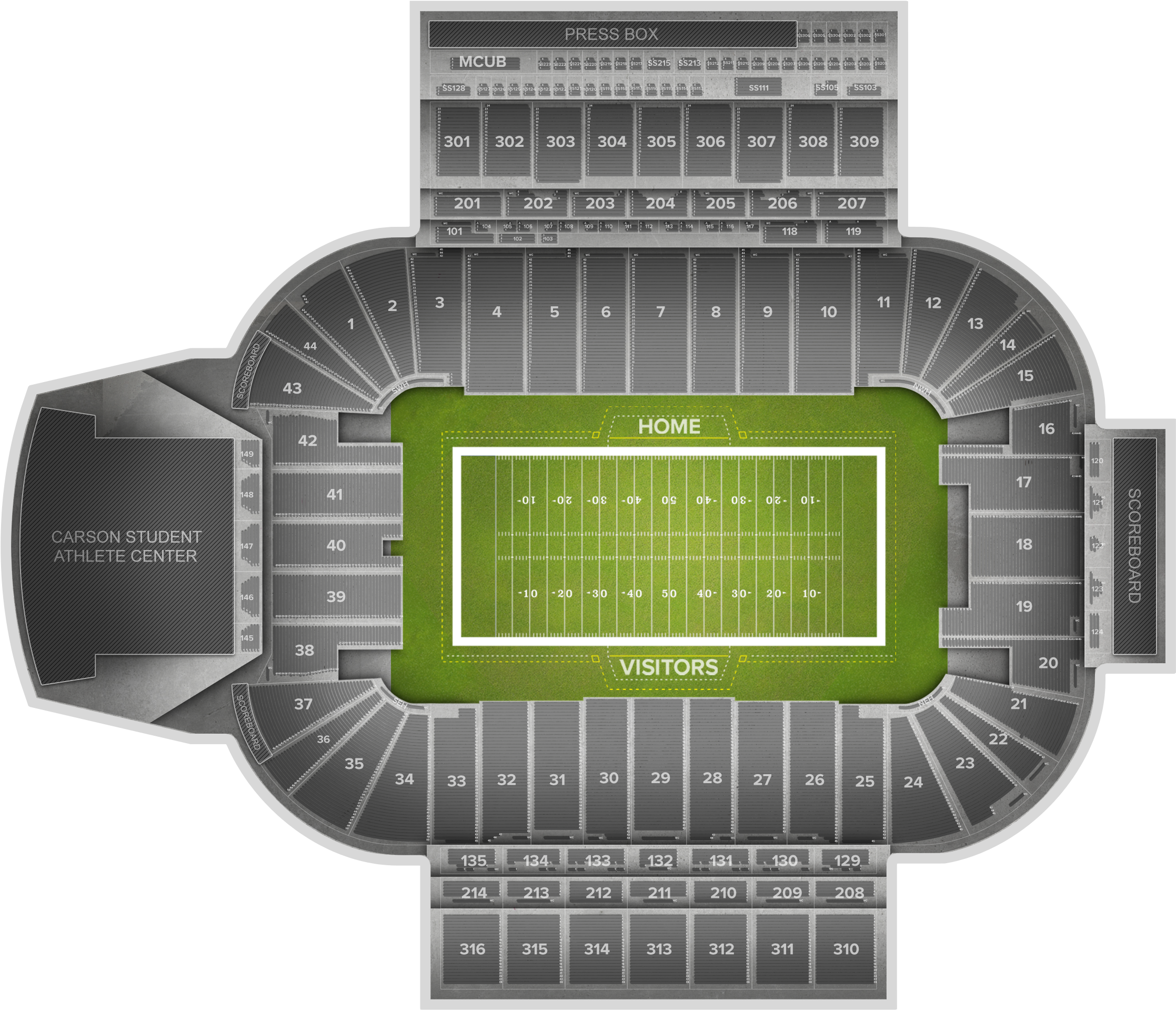 Ucla Football At Arizona State Football At Sun Devil - Arizona (2560x1936), Png Download