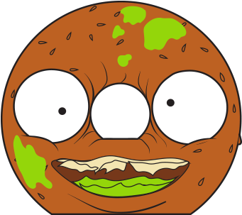 Barf Bagel - Grossery Gang Barf Bagel (400x400), Png Download