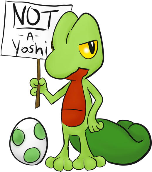 No Caption Provided - Treecko Yoshi (542x585), Png Download