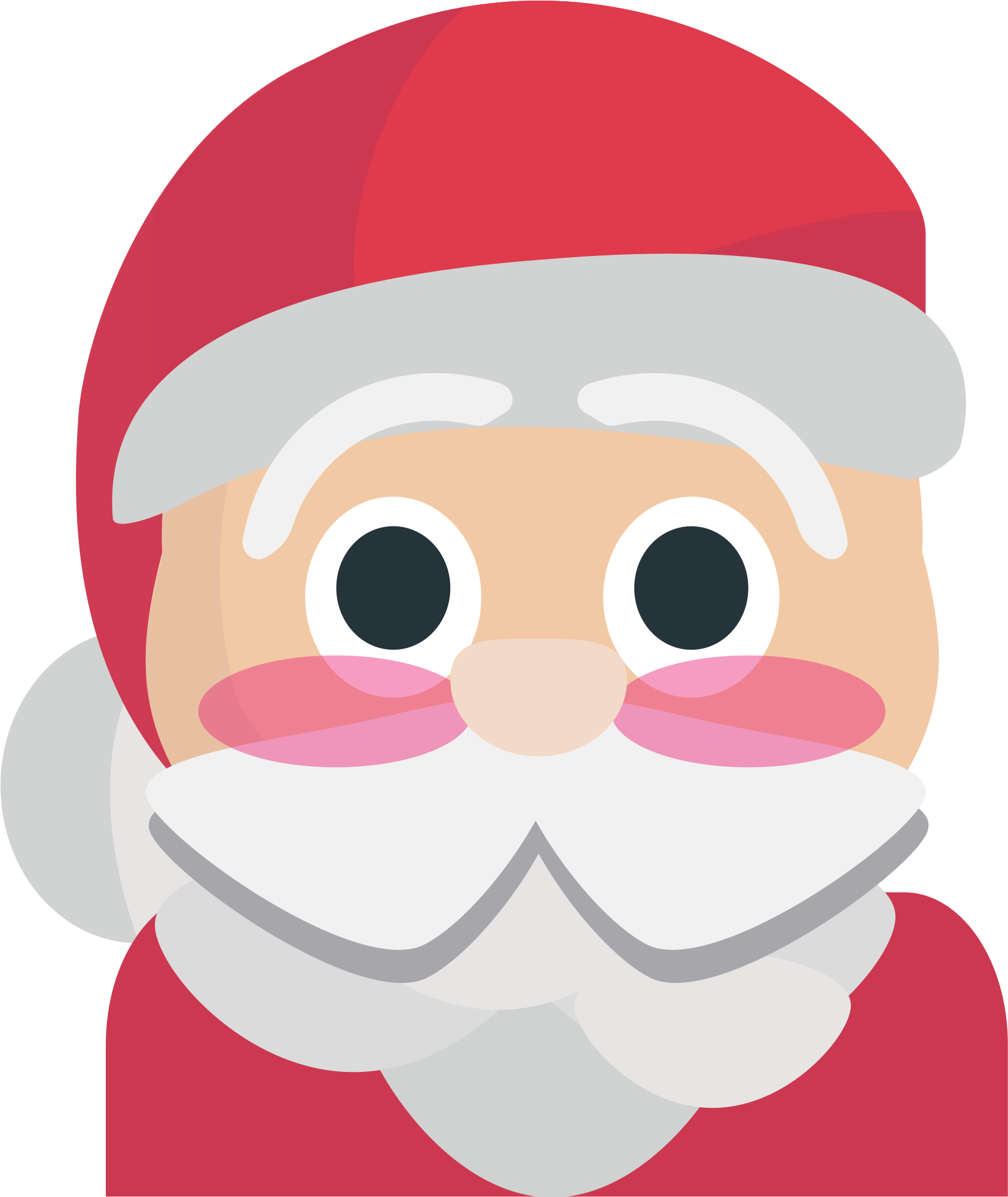 File Emojione F Svg Wikimedia Commons Open - Christmas Santa Claus Emoji Mugs (2000x2000), Png Download
