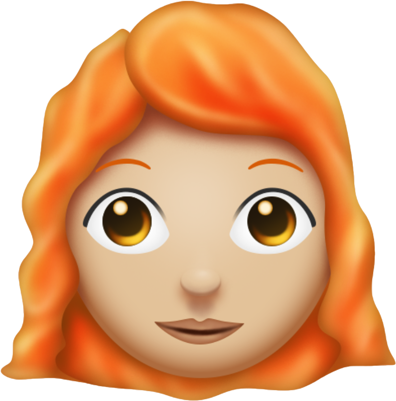 Redhead Emoji - New Ginger Emojis (808x834), Png Download