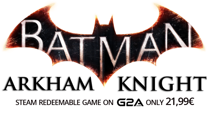 Batman Arkham Knight G2a Deal - Batman Arkham Knight Лого (669x367), Png Download