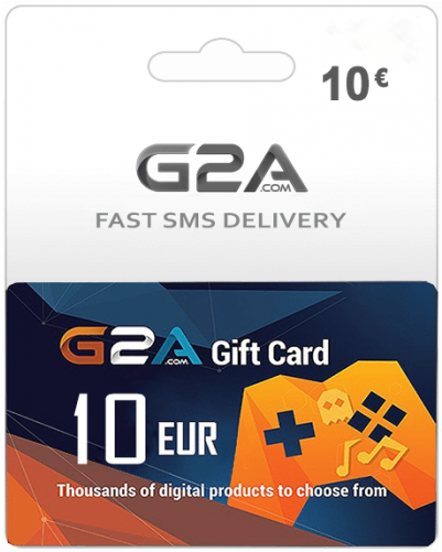 Eur10 G2a Gift Card Global Instant Email Delivery - G2a Gift Cards 10 (500x500), Png Download