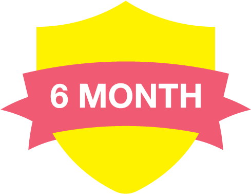 6 Month Warranty - 6 Months Warranty Png (600x400), Png Download