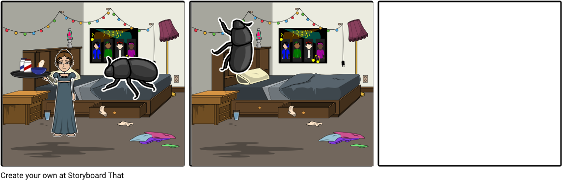 The Roach Story Book - Bedroom (1164x385), Png Download