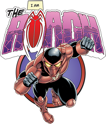 Roach Footer - Cartoon (425x425), Png Download