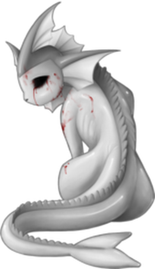 Vaporeon Creepypasta (530x920), Png Download