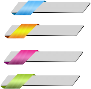 Vector Banner Design Ribbon Photoshop, Vector Banner - Vectores Para Photoshop Png (360x360), Png Download