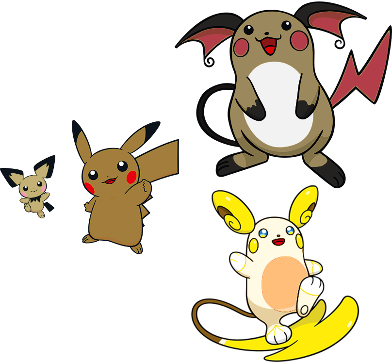 Alternate Shinies Pichu Alolan (808x746), Png Download