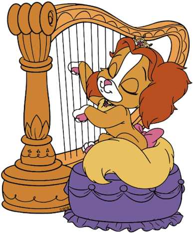 File - Teacup-harp - Palace Pets Teacup (404x479), Png Download