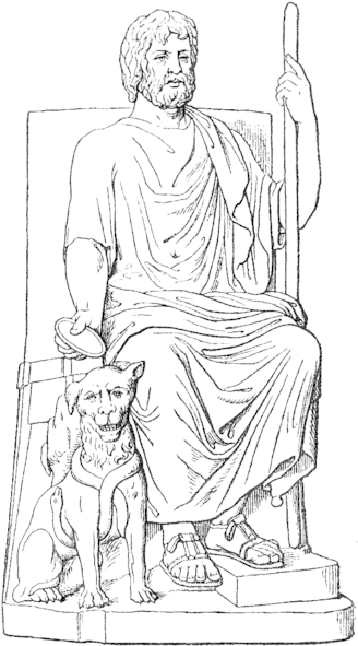 File - Hades - Greek God Hades Drawing (333x599), Png Download