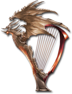 Atma Harp - Fantasy Fire Png Transparent (462x400), Png Download