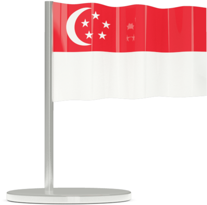 Flag Of Singapore - Sierra Leone Flag Gif (640x480), Png Download