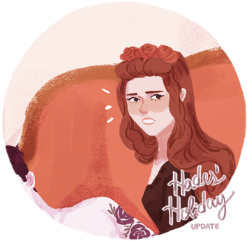 “ Click To Read Part 4 Page 6 Support Hades' Holiday - Illustration (400x376), Png Download