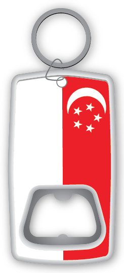 Singapore Flag , - Singapore (245x538), Png Download