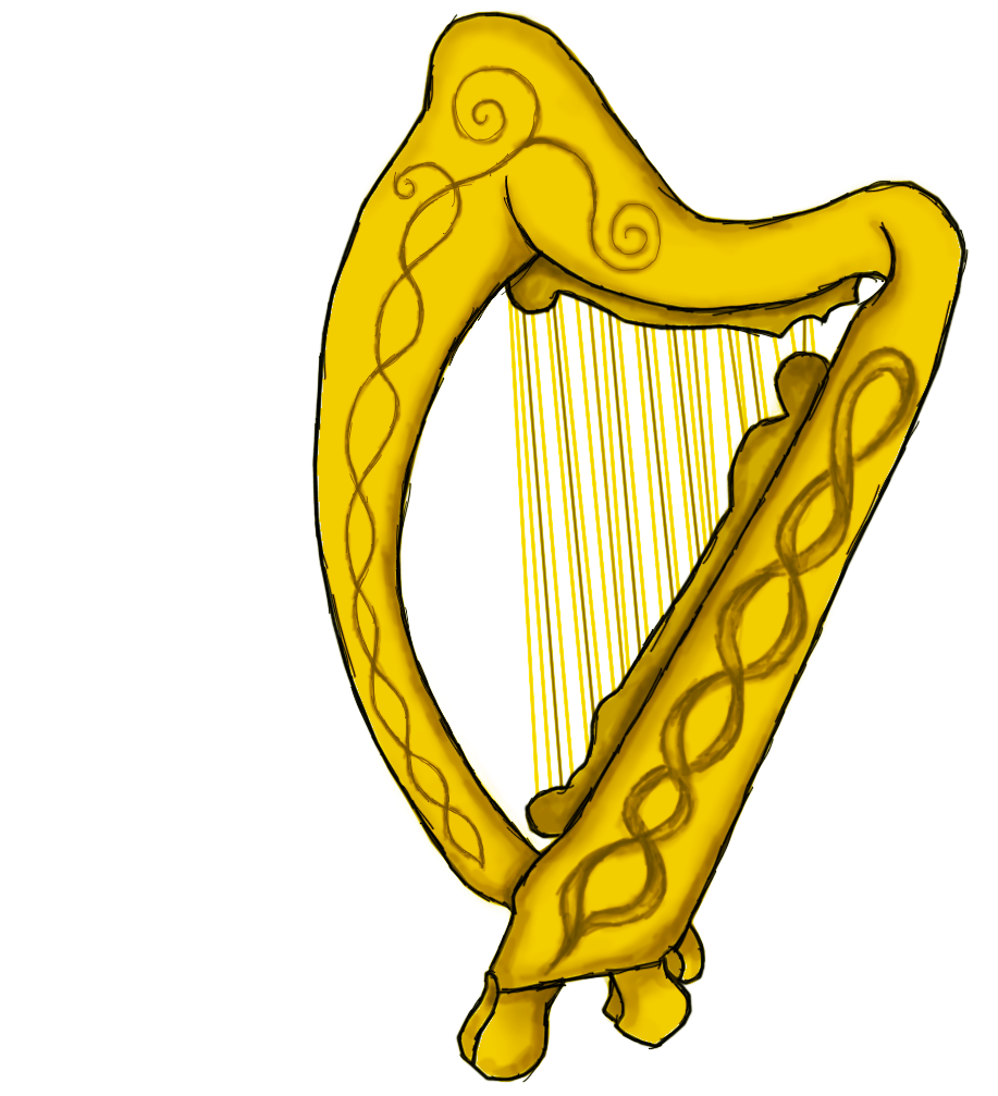 Media Project - Green Irish Harp Transparent Background (1024x1024), Png Download