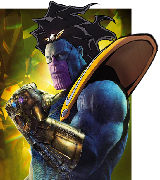 “ @lynxgender Showed Me Star Platinum From Jjba And - Thanos Avenger Infinity War (547x612), Png Download