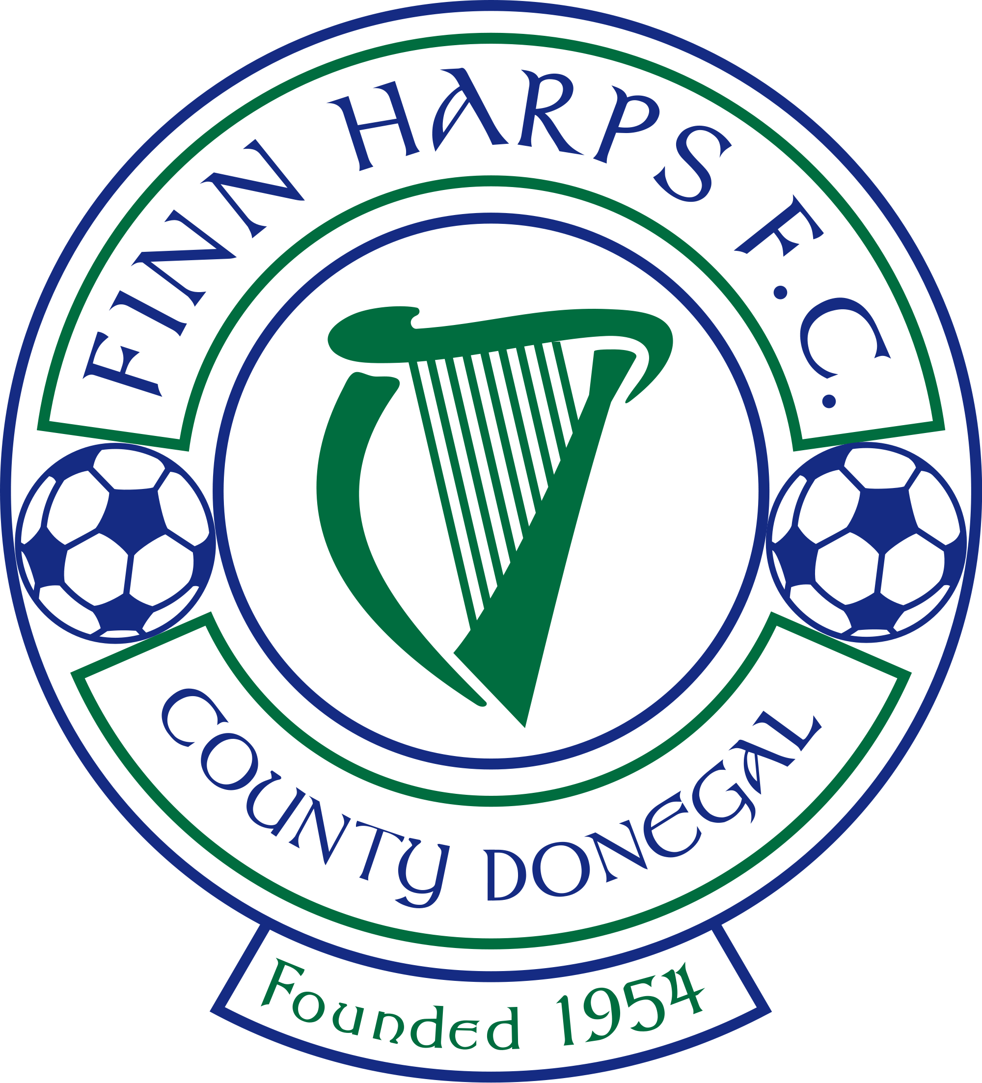 Finn Harp Was Last Modified - Finn Harps Logo (2000x2206), Png Download