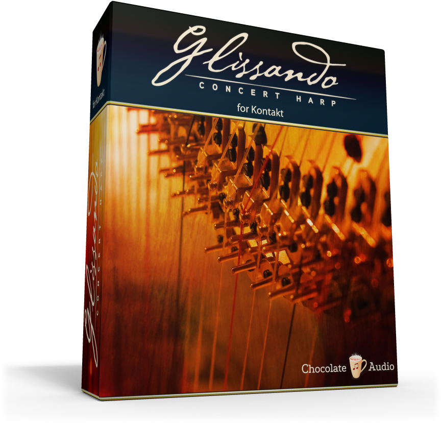 Glissando Xmas - Harp (867x867), Png Download