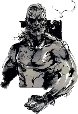 Hey - Venom Snake Yoji Shinkawa (327x450), Png Download