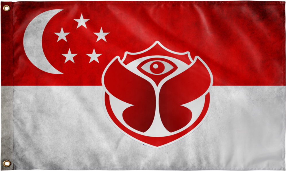 Singapore Flag For Festival-tml - Tomorrowland 2016/the Elixir Of Life - Various - Download (1024x1024), Png Download